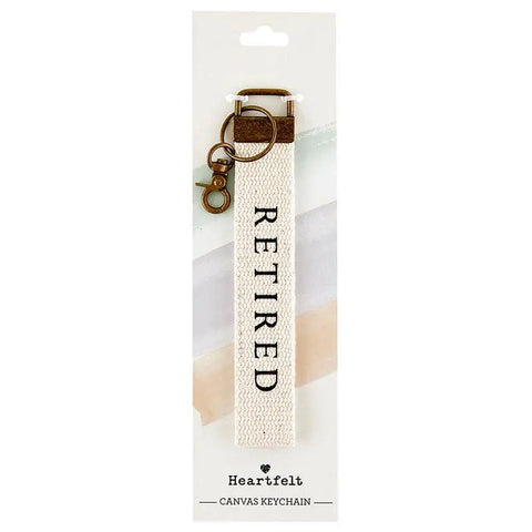 Canvas Keychain - Retired