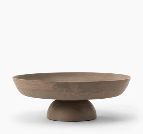 Bowie Footed Bowl, Graywash