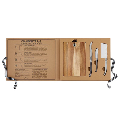 Cheese Board w/ Knives - Gift Box