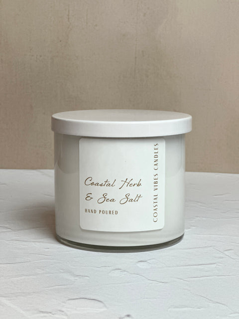 Coastal Herb & Sea Salt Jar Candle