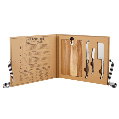 Cheese Board w/ Knives - Gift Box