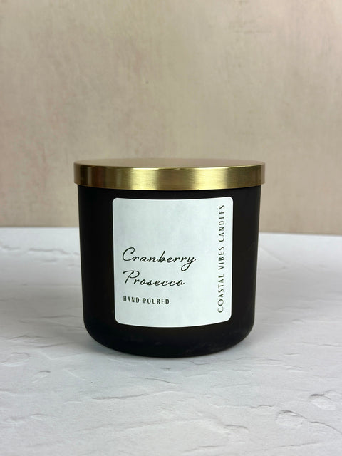 Cranberry Prosecco Jar Candle