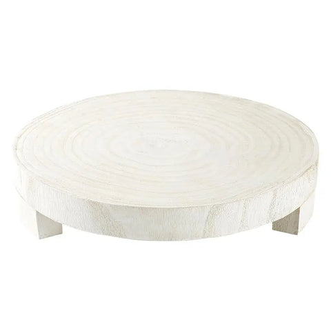 White Paulownia Wood Riser Tray