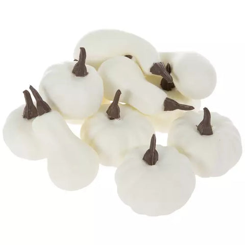 Mini Pumpkin & Gourd Filler, White