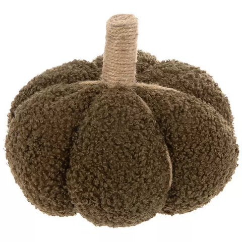 Plush Sherpa Pumpkin, Green