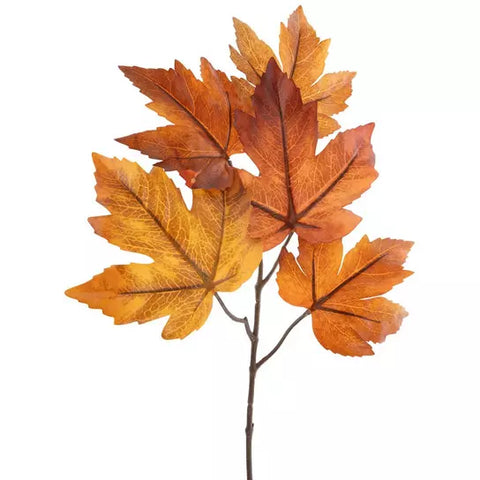 Brown Maple Leaf Pick