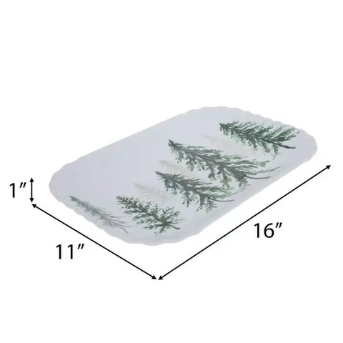 Winter Trees Serving Tray