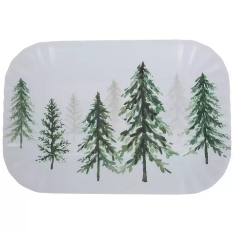 Winter Trees Serving Tray