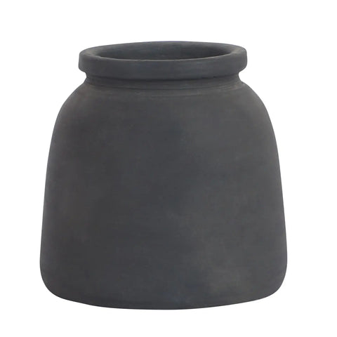 Black Terracota Pot