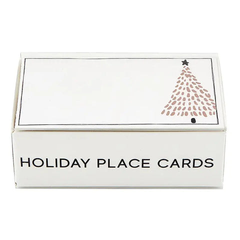 Holiday Place Cards - Village Trees