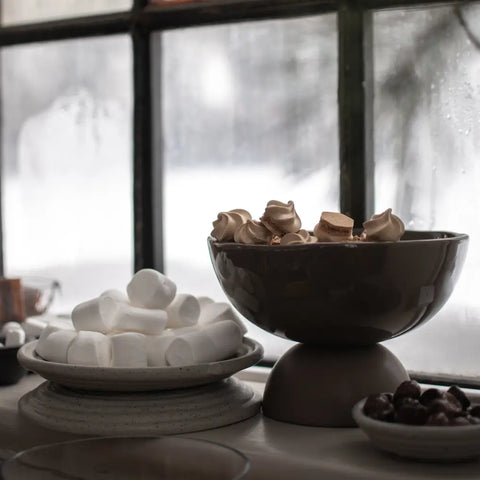 Dome Dust Footed Bowl