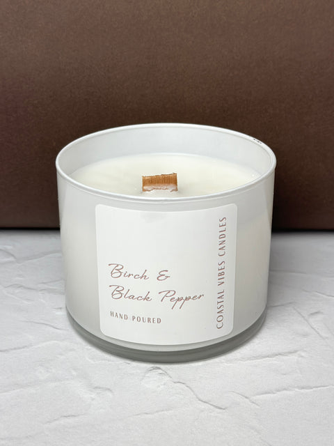 Birch & Black Pepper Jar Candle