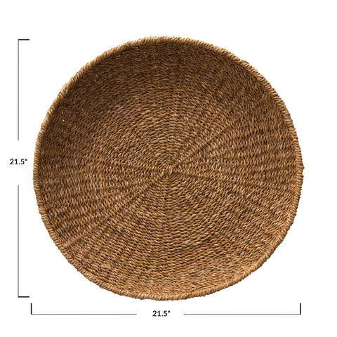 Hand-Woven Decorative Seagrass Tray