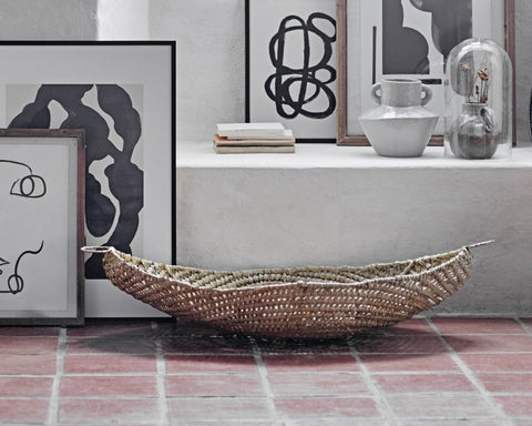 Hand-Woven Karagumoy Basket w/ Handles