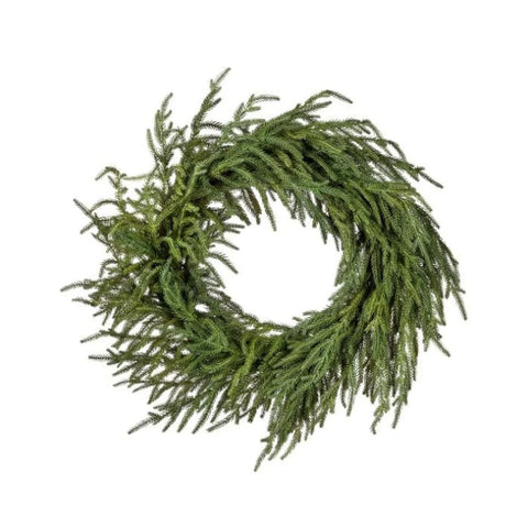 24” Just Cut Norfolk Pine Wreath