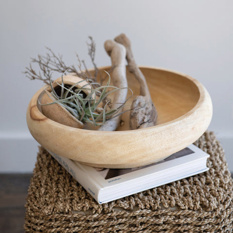 Mango Wood Bowl - Coastal Vibes Candles