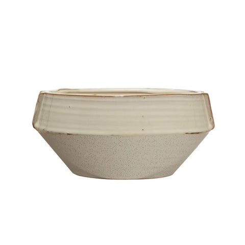 Cream Stoneware Planter