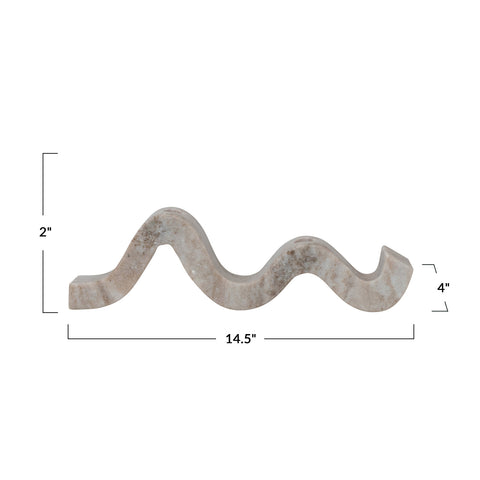 Marble Wave Double Taper Holder