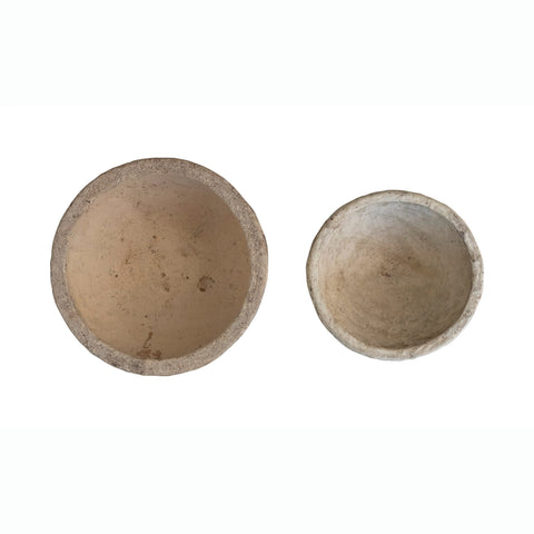 Found Paper Mache Bowl - Coastal Vibes Candles