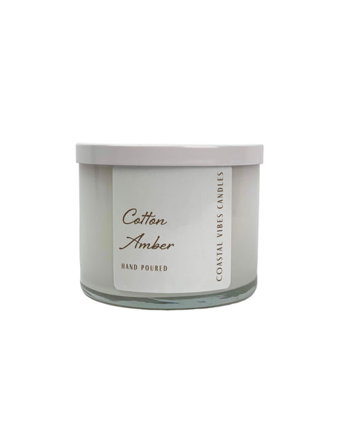 Cotton Amber Jar Candle